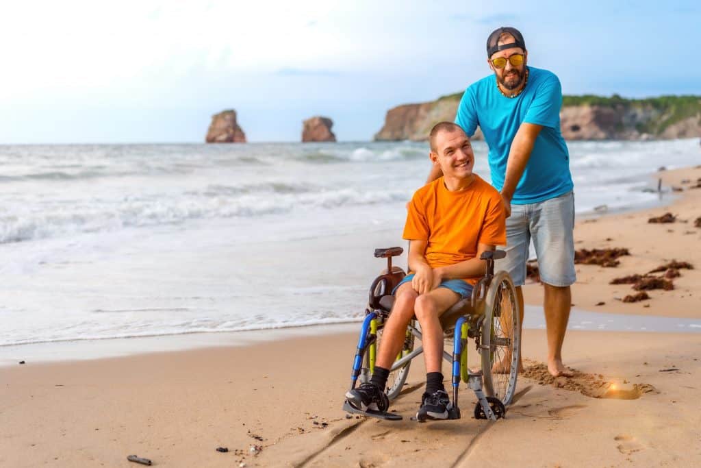 NDIS Respite Holiday - Respite Care - Participants on the beach